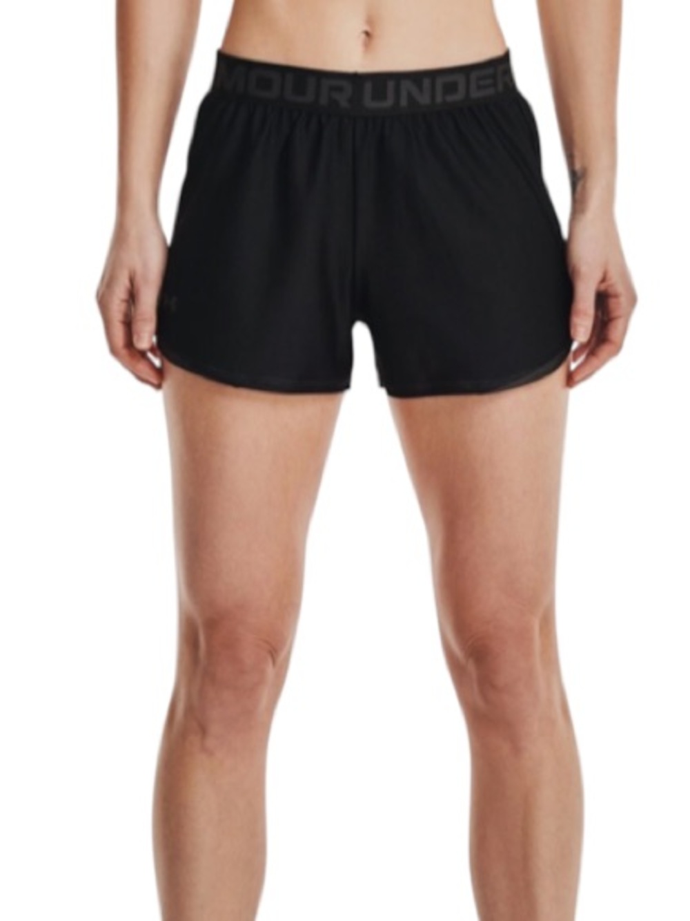 Under Armour Black & Gray Play Up 2.0 Athletic Shorts